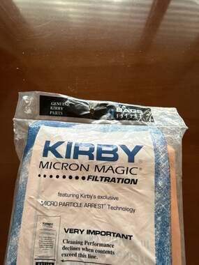 Genuine Kirby Micron Magic Filtration Vacuum Bags for G4, G5, and Gsix Models